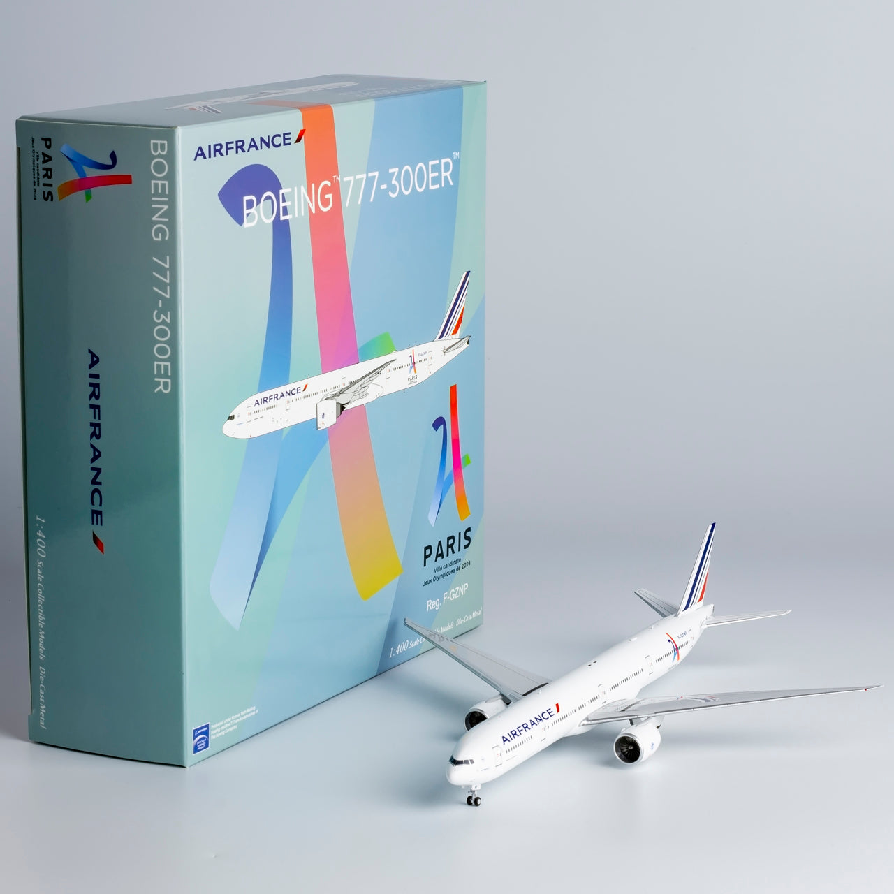 1/400 Air France Boeing 777-300ER F-GZNP "Paris JO 2024 sticker" NG73050 - cover